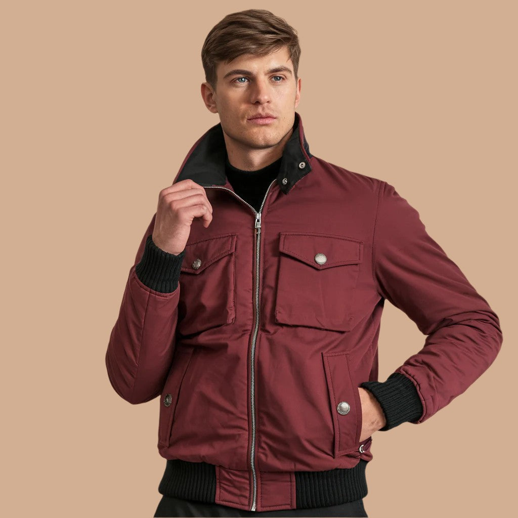 Blouson aviateur léger haut de gamme pour homme, pour un confort et un style tout au long de la journée