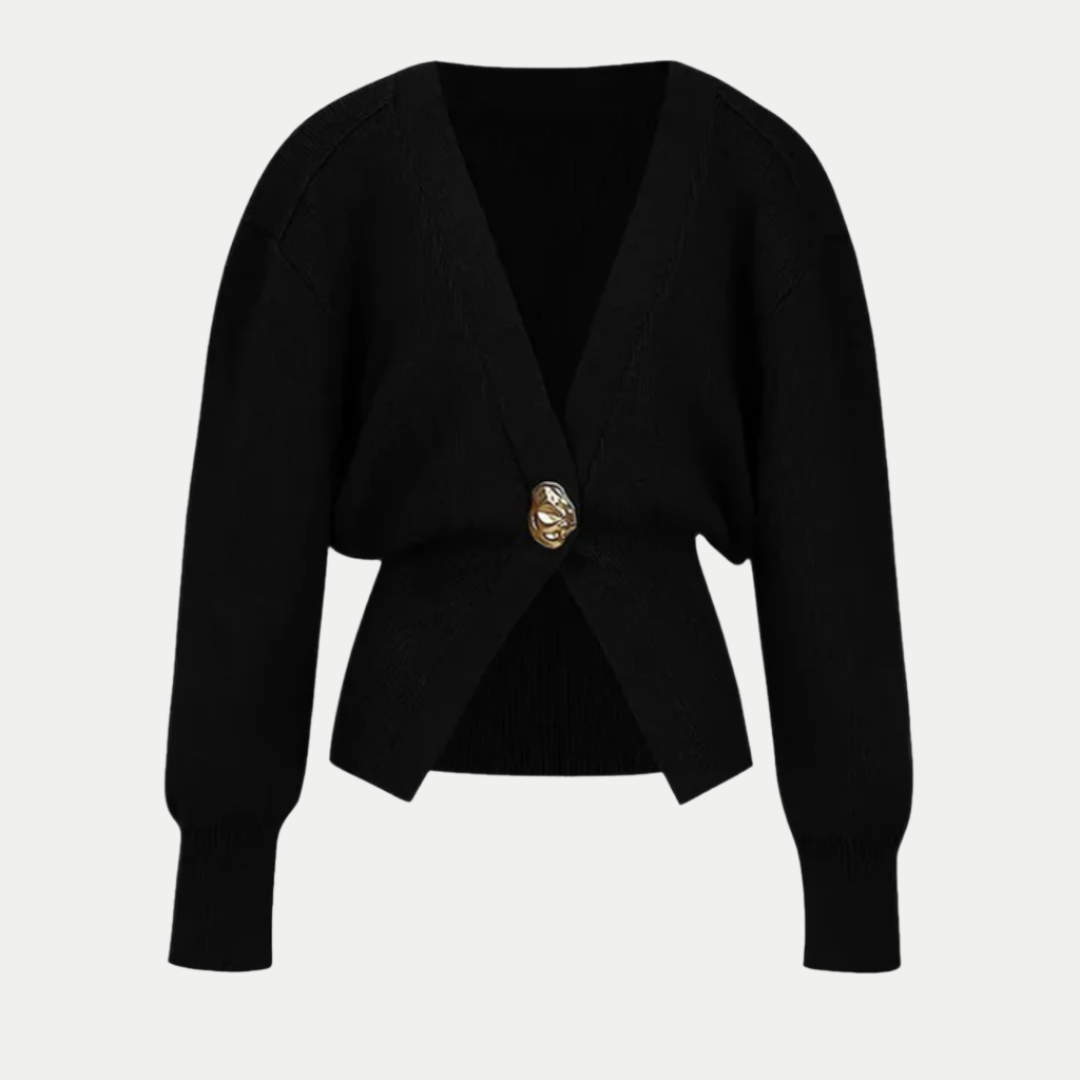 Cardigan slim à col en V pour femme – Élégant, doux et stylé