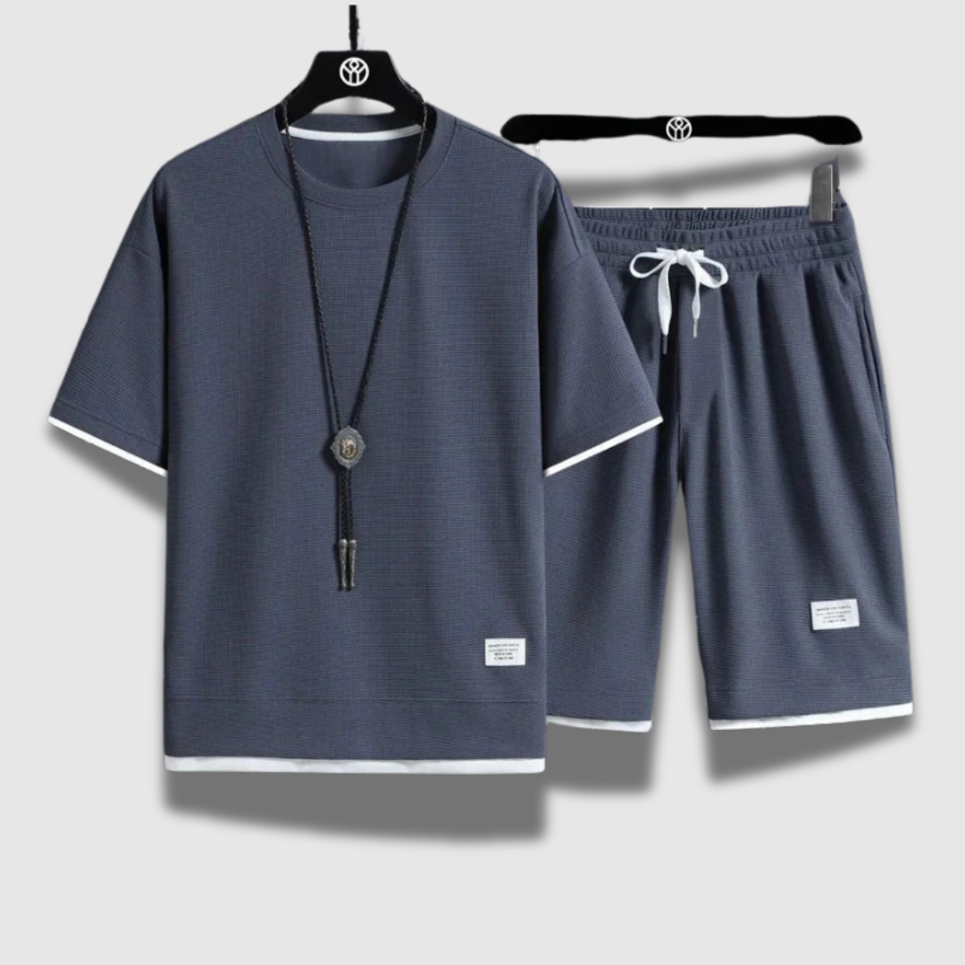 Ensemble chemise et short d'été décontractés pour homme – Léger, frais et décontracté