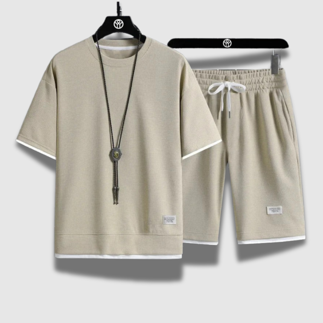 Ensemble chemise et short d'été décontractés pour homme – Léger, frais et décontracté