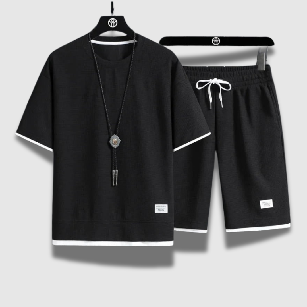 Ensemble chemise et short d'été décontractés pour homme – Léger, frais et décontracté