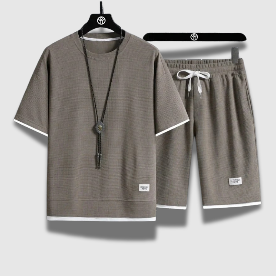 Ensemble chemise et short d'été décontractés pour homme – Léger, frais et décontracté