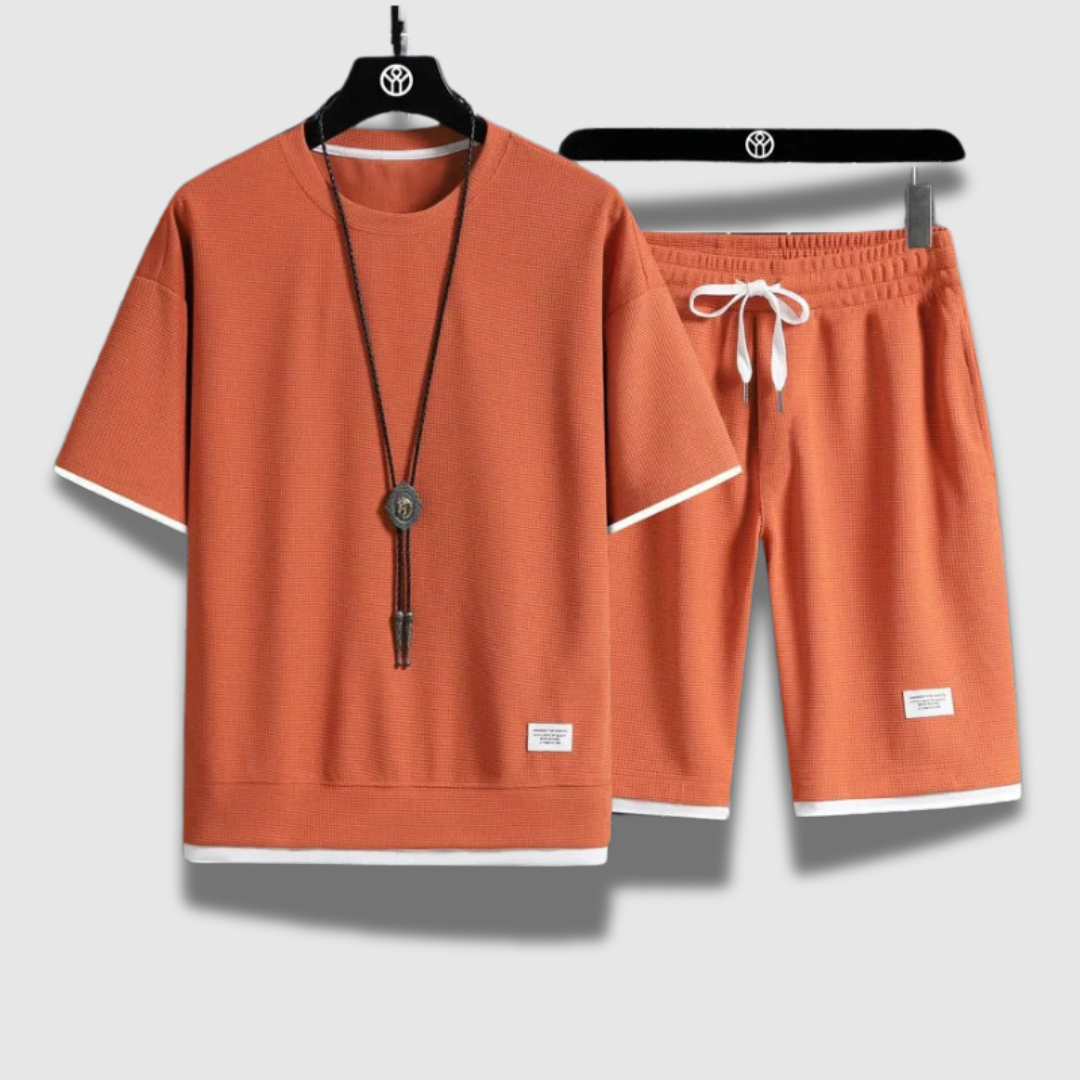 Ensemble chemise et short d'été décontractés pour homme – Léger, frais et décontracté
