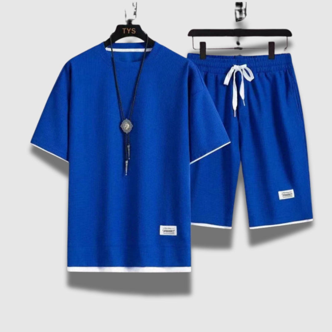 Ensemble chemise et short d'été décontractés pour homme – Léger, frais et décontracté