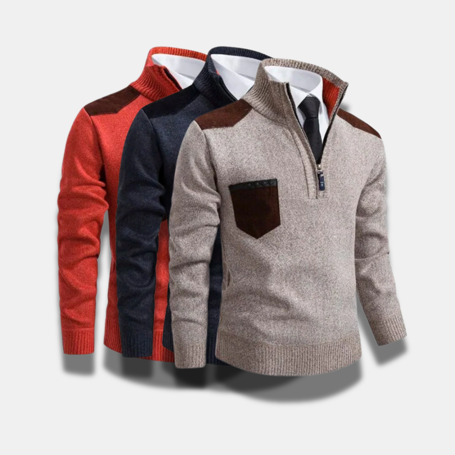 Pull classique décontracté pour homme – Doux, confortable et idéal au quotidien