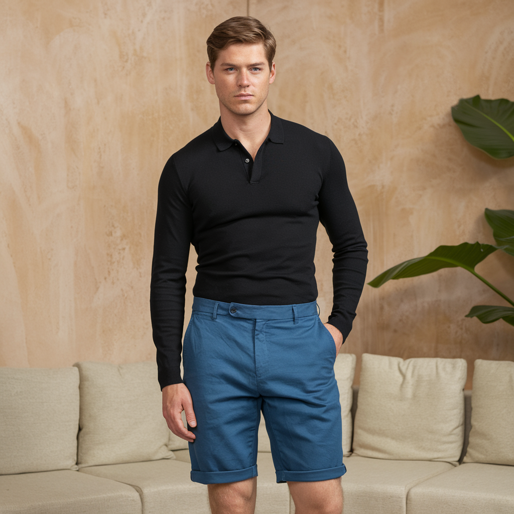 Short en lin pour homme – Un luxe léger pour les journées d'été raffinées