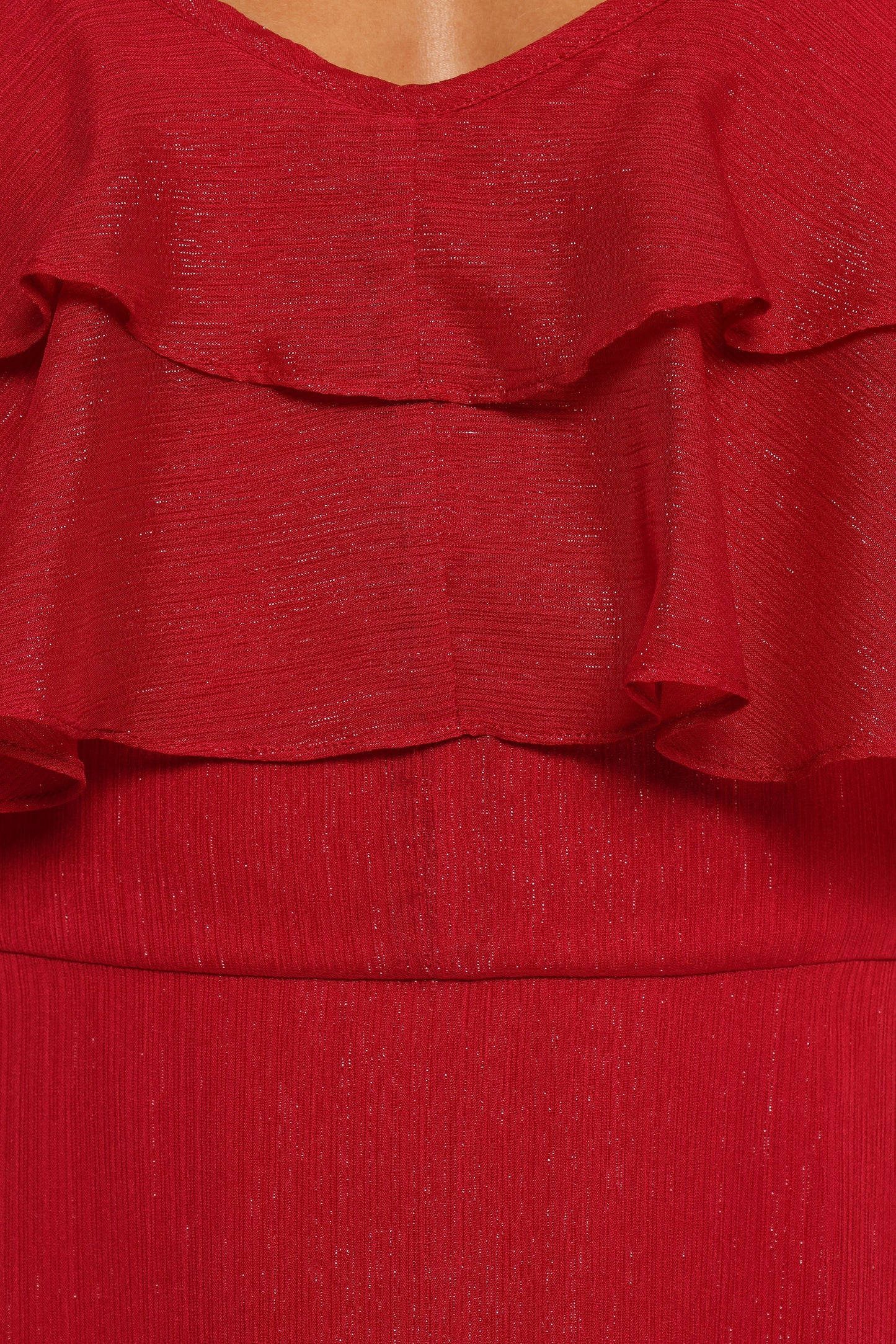 Merida Midi Dress - Red