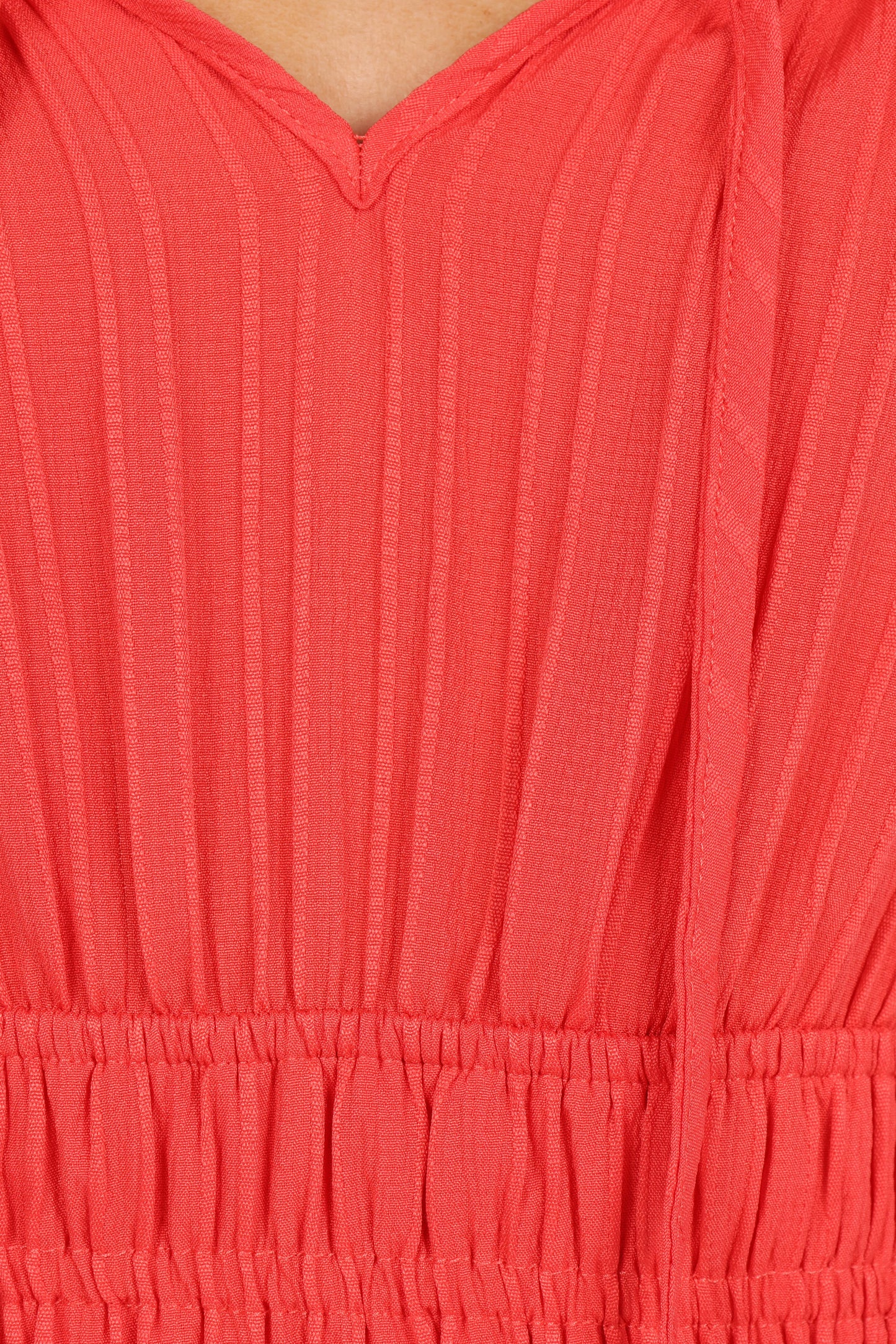 Camry Jumpsuit - Coral Red