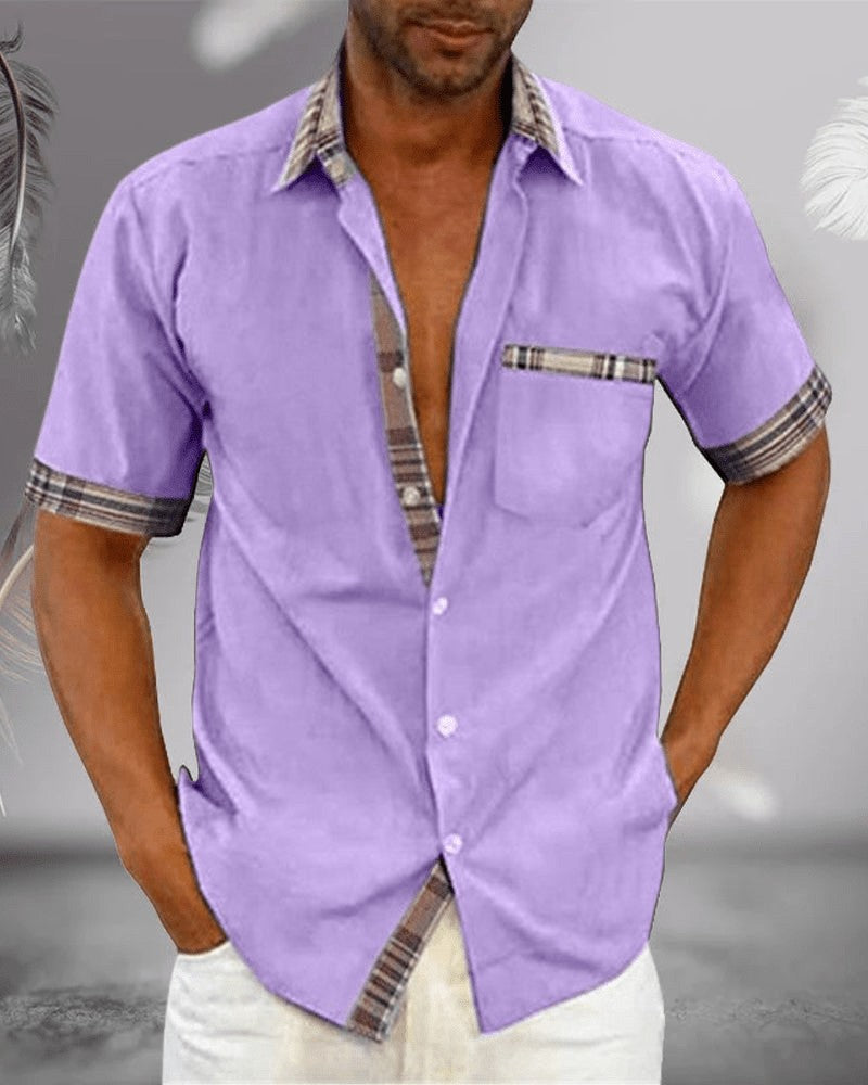 Chemise homme raffinée et ajustée – L'élégance classique pour toutes les occasions