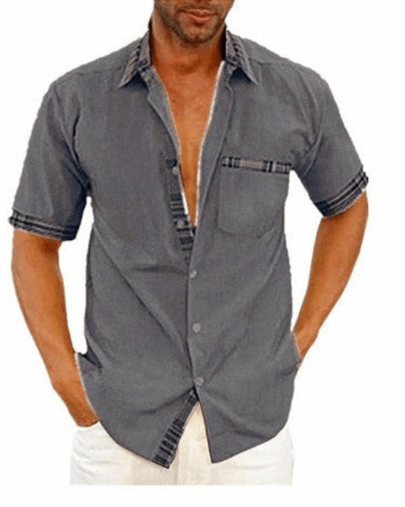 Chemise homme raffinée et ajustée – L'élégance classique pour toutes les occasions