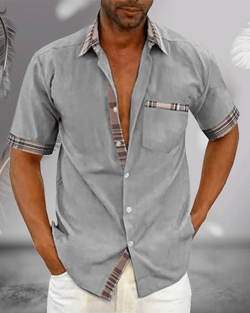 Chemise homme raffinée et ajustée – L'élégance classique pour toutes les occasions