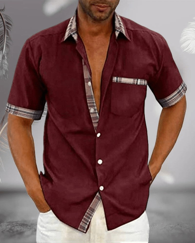 Chemise homme raffinée et ajustée – L'élégance classique pour toutes les occasions