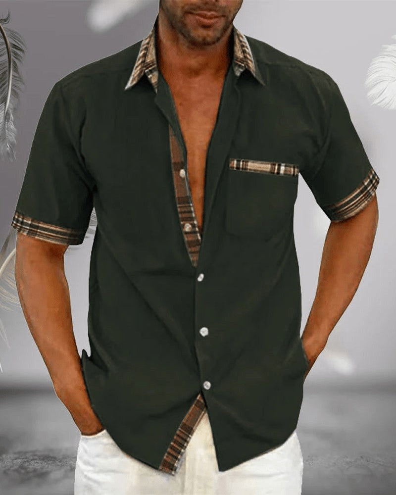 Chemise homme raffinée et ajustée – L'élégance classique pour toutes les occasions