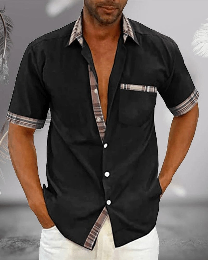 Chemise homme raffinée et ajustée – L'élégance classique pour toutes les occasions