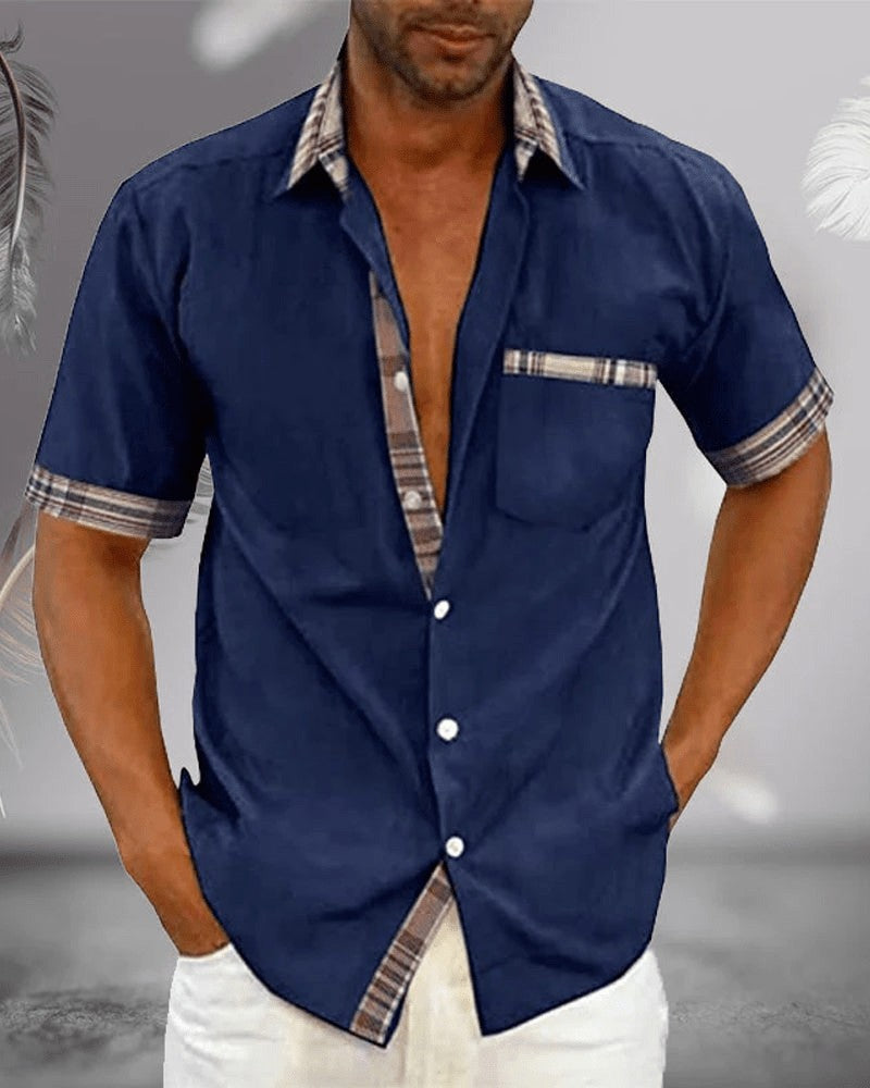 Chemise homme raffinée et ajustée – L'élégance classique pour toutes les occasions