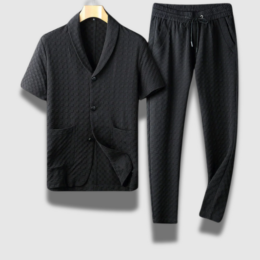 Ensemble chemise et pantalon côtelés pour homme : une élégance moderne et un style coordonné