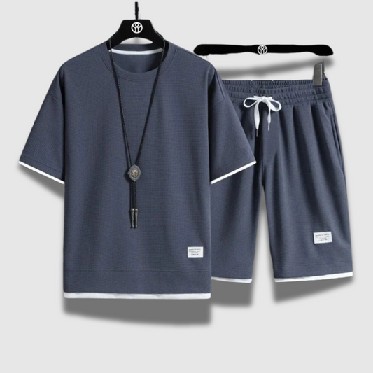 Ensemble chemise et short d'été décontractés pour homme – Léger, frais et décontracté