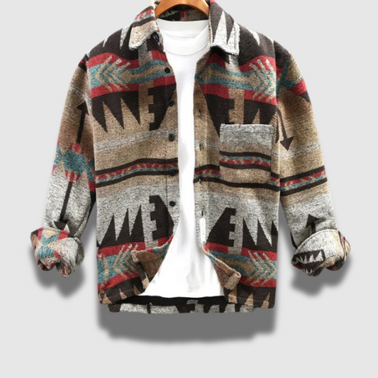 Veste boutonnée décontractée pour homme – Chaude, structurée et idéale au quotidien